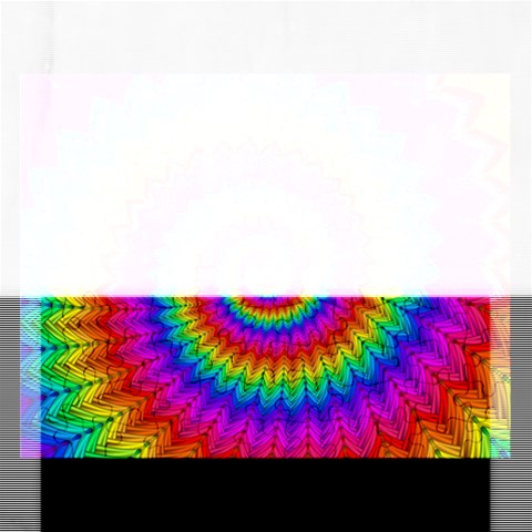 Psychedelic Rainbow Spiral Jigsaw Puzzle (Rectangular) from ArtsNow.com Front