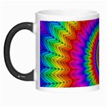 Psychedelic Rainbow Spiral Morph Mug