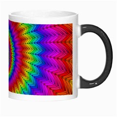 Psychedelic Rainbow Spiral Morph Mug from ArtsNow.com Right