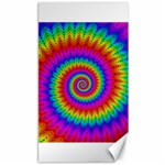 Psychedelic Rainbow Spiral Canvas 40  x 72 