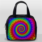 Psychedelic Rainbow Spiral Classic Handbag (One Side)