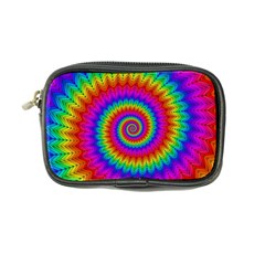 Psychedelic Rainbow Spiral Coin Purse from ArtsNow.com Front