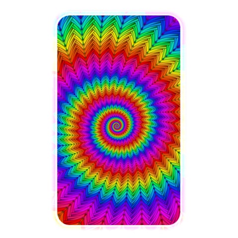 Psychedelic Rainbow Spiral Memory Card Reader (Rectangular) from ArtsNow.com Front