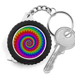 Psychedelic Rainbow Spiral Measuring Tape