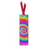 Psychedelic Rainbow Spiral Small Book Mark