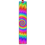 Psychedelic Rainbow Spiral Large Book Mark