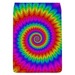 Psychedelic Rainbow Spiral Removable Flap Cover (L)