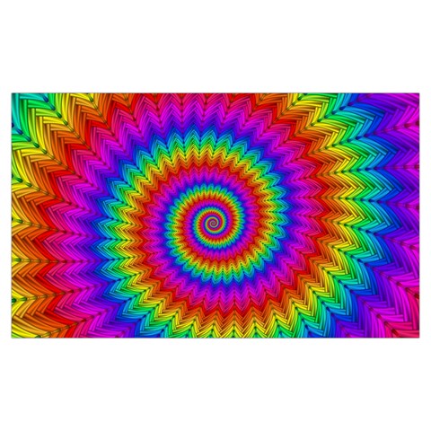 Psychedelic Rainbow Spiral Samsung Note 4 Hardshell Back Case from ArtsNow.com Front