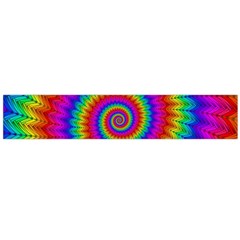 Psychedelic Rainbow Spiral Flano Scarf (Large) from ArtsNow.com Front