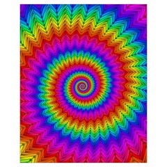 Psychedelic Rainbow Spiral Drawstring Pouch (XL) from ArtsNow.com Back