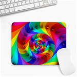 Psychedelic Rainbow Spiral Small Mousepad