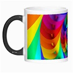 Psychedelic Rainbow Spiral Morph Mug