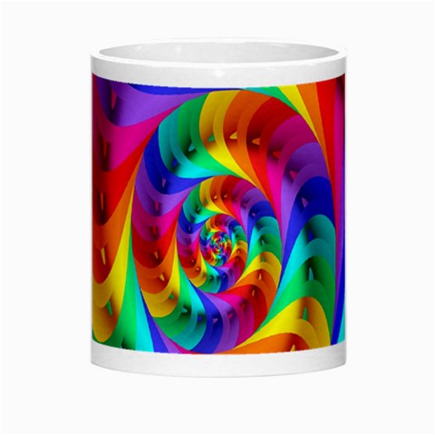 Psychedelic Rainbow Spiral Morph Mug from ArtsNow.com Center