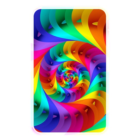 Psychedelic Rainbow Spiral Memory Card Reader (Rectangular) from ArtsNow.com Front