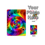 Psychedelic Rainbow Spiral Playing Cards 54 (Mini)