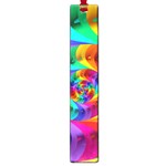 Psychedelic Rainbow Spiral Large Book Mark