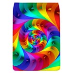 Psychedelic Rainbow Spiral Removable Flap Cover (S)