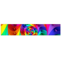 Psychedelic Rainbow Spiral Flano Scarf (Large) from ArtsNow.com Front