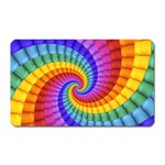 Psychedelic Rainbow Spiral Magnet (Rectangular)