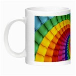 Psychedelic Rainbow Spiral Night Luminous Mug