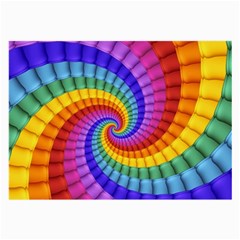 Psychedelic Rainbow Spiral Large Glasses Cloth (2 Sides) from ArtsNow.com Front