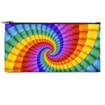 Psychedelic Rainbow Spiral Pencil Case