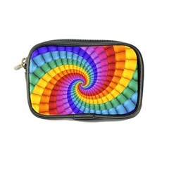 Psychedelic Rainbow Spiral Coin Purse from ArtsNow.com Front