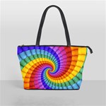 Psychedelic Rainbow Spiral Classic Shoulder Handbag