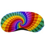 Psychedelic Rainbow Spiral Sleeping Mask