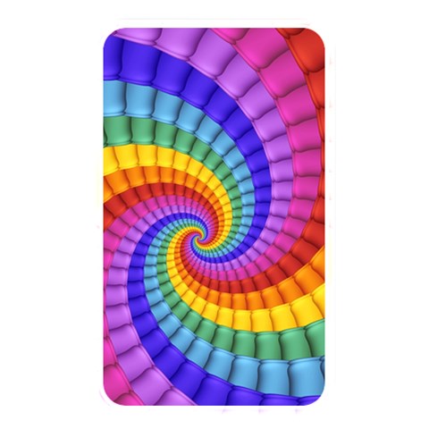 Psychedelic Rainbow Spiral Memory Card Reader (Rectangular) from ArtsNow.com Front