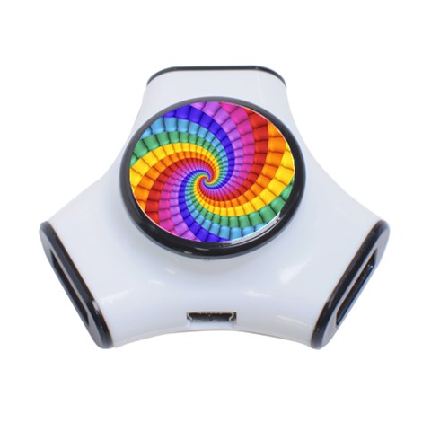 Psychedelic Rainbow Spiral 3 Front