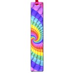 Psychedelic Rainbow Spiral Large Book Mark