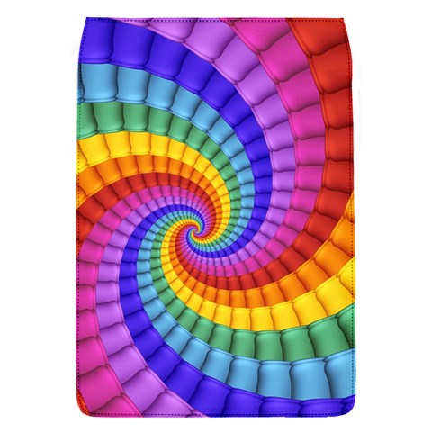 Psychedelic Rainbow Spiral Removable Flap Cover (S) from ArtsNow.com Front