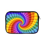 Psychedelic Rainbow Spiral Apple iPad Mini Zipper Case