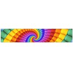 Psychedelic Rainbow Spiral Flano Scarf (Large)