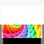 Psychedelic Rainbow Spiral Jigsaw Puzzle (Rectangular)