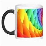 Psychedelic Rainbow Spiral Morph Mug