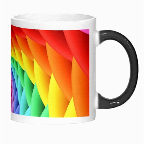 Psychedelic Rainbow Spiral Morph Mug from ArtsNow.com Right