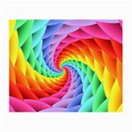 Psychedelic Rainbow Spiral Small Glasses Cloth