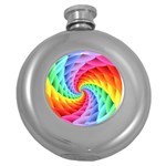 Psychedelic Rainbow Spiral Hip Flask (5 oz)