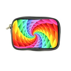 Psychedelic Rainbow Spiral Coin Purse from ArtsNow.com Front