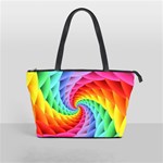 Psychedelic Rainbow Spiral Classic Shoulder Handbag