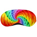 Psychedelic Rainbow Spiral Sleeping Mask