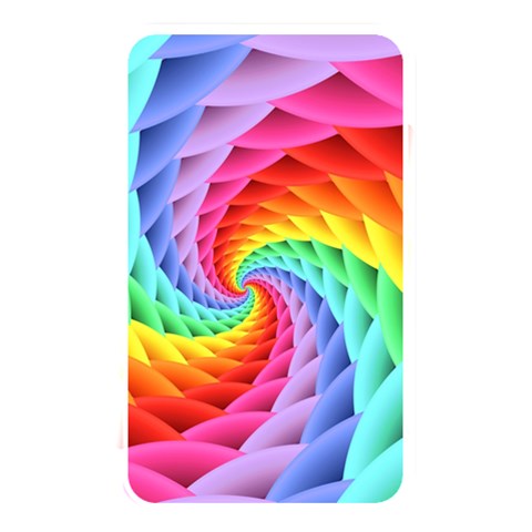 Psychedelic Rainbow Spiral Memory Card Reader (Rectangular) from ArtsNow.com Front