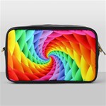 Psychedelic Rainbow Spiral Toiletries Bag (One Side)