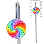 Psychedelic Rainbow Spiral Book Mark