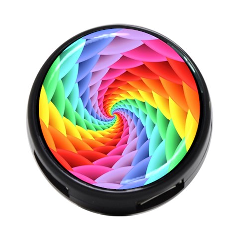 Psychedelic Rainbow Spiral 4 Front