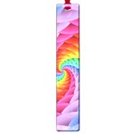 Psychedelic Rainbow Spiral Large Book Mark