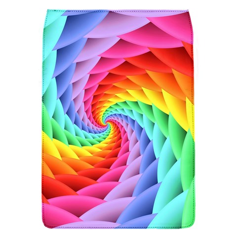 Psychedelic Rainbow Spiral Removable Flap Cover (S) from ArtsNow.com Front