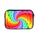 Psychedelic Rainbow Spiral Apple iPad Mini Zipper Case